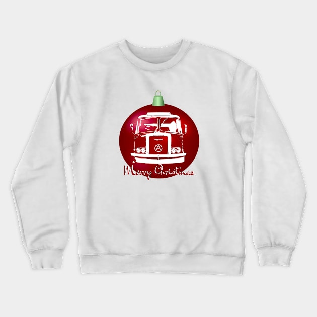 Atkinson Borderer British classic lorry monoblock Christmas ball special edition Crewneck Sweatshirt by soitwouldseem